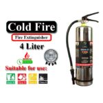 Cold Fire Stainless Steel Fire Extinguisher 4 Liter