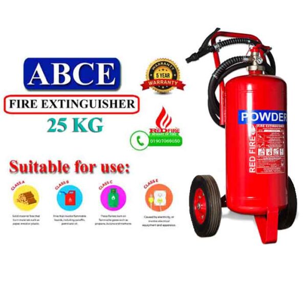 Fire-Extinguisher-ABCE-25-KG-Trolly